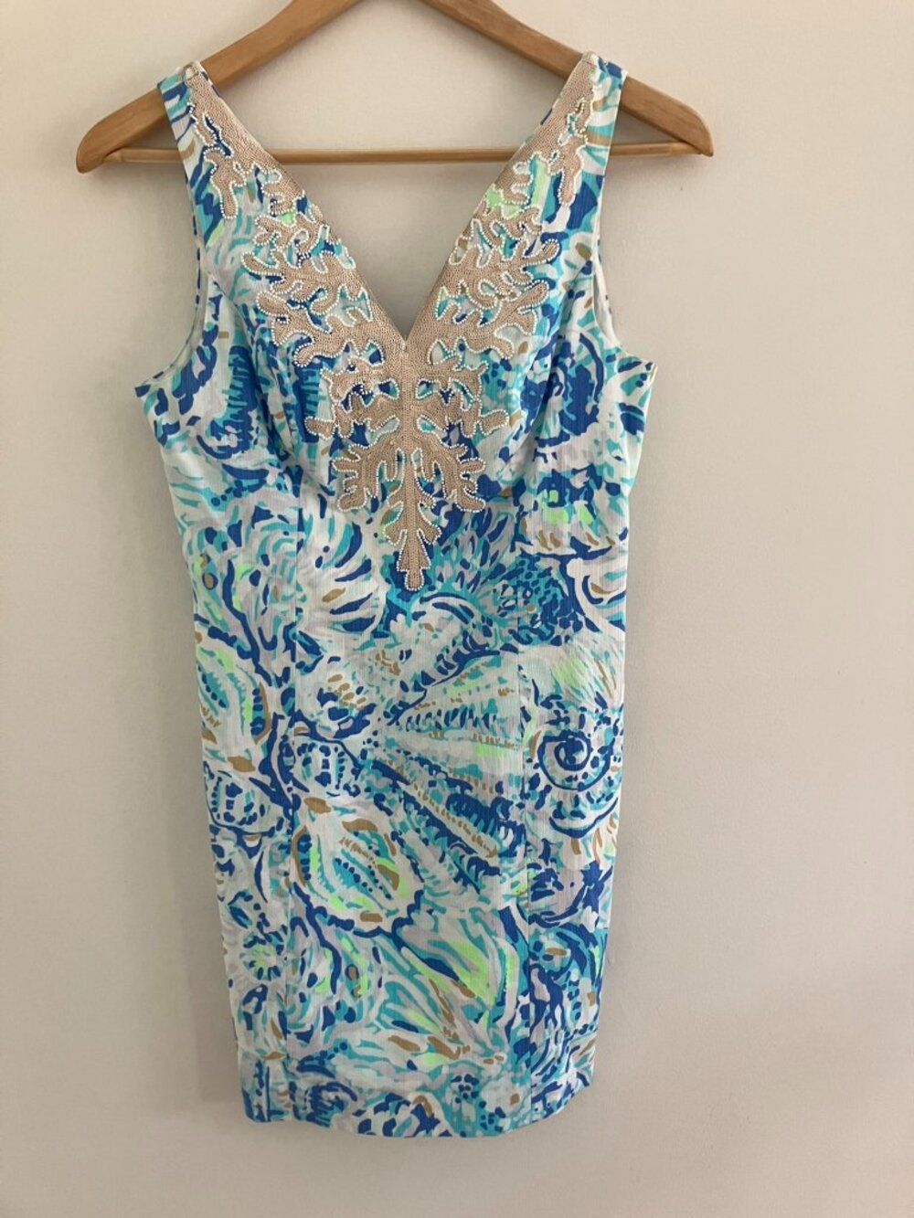 Lilly Pulitzer Beaded Dress, Size 00
